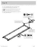 Предварительный просмотр 21 страницы Sauder Coral Cape 423808 Manual