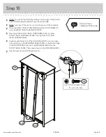 Предварительный просмотр 23 страницы Sauder Coral Cape 423808 Manual