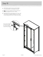 Предварительный просмотр 24 страницы Sauder Coral Cape 423808 Manual