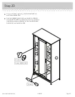 Предварительный просмотр 25 страницы Sauder Coral Cape 423808 Manual