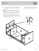 Предварительный просмотр 17 страницы Sauder Cornerstone 404972 Manual