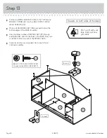 Предварительный просмотр 18 страницы Sauder Cornerstone 404972 Manual