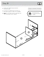 Предварительный просмотр 31 страницы Sauder Cornerstone 404972 Manual