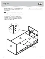 Предварительный просмотр 34 страницы Sauder Cornerstone 404972 Manual