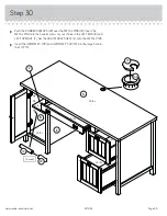 Preview for 35 page of Sauder Costa 421934 Manual