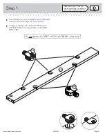 Предварительный просмотр 5 страницы Sauder Cottage Road 416039 Instruction Booklet