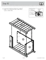 Предварительный просмотр 14 страницы Sauder Cottage Road 416039 Instruction Booklet