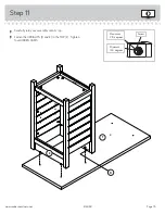 Предварительный просмотр 15 страницы Sauder Cottage Road 416039 Instruction Booklet