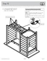 Предварительный просмотр 19 страницы Sauder Cottage Road 416039 Instruction Booklet