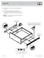 Предварительный просмотр 22 страницы Sauder Cottage Road 416039 Instruction Booklet