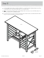 Предварительный просмотр 25 страницы Sauder Cottage Road 416039 Instruction Booklet