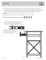 Предварительный просмотр 26 страницы Sauder Cottage Road 416039 Instruction Booklet