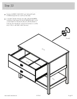 Предварительный просмотр 27 страницы Sauder Cottage Road 427307 Manual