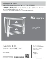 Preview for 1 page of Sauder County Line 427719 Manual