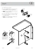 Предварительный просмотр 10 страницы Sauder Craft Pro 417047 Instruction Booklet