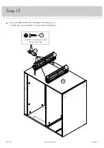 Предварительный просмотр 17 страницы Sauder Craft Pro 417047 Instruction Booklet