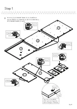 Предварительный просмотр 5 страницы Sauder Craft Table 421417 Instruction Booklet