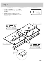 Предварительный просмотр 7 страницы Sauder Craft Table 421417 Instruction Booklet