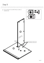 Предварительный просмотр 13 страницы Sauder Craft Table 421417 Instruction Booklet