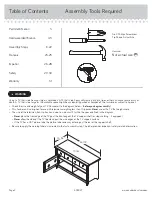 Предварительный просмотр 2 страницы Sauder Edge Water 409047 Instruction Booklet