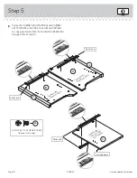 Предварительный просмотр 10 страницы Sauder Edge Water 409047 Instruction Booklet