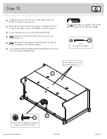 Предварительный просмотр 15 страницы Sauder Edge Water 409047 Instruction Booklet