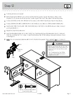 Предварительный просмотр 17 страницы Sauder Edge Water 409047 Instruction Booklet