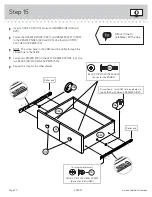 Предварительный просмотр 20 страницы Sauder Edge Water 409047 Instruction Booklet