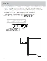 Предварительный просмотр 22 страницы Sauder Edge Water 409047 Instruction Booklet