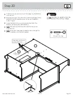 Предварительный просмотр 25 страницы Sauder Edge Water 419401 Manual