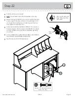 Предварительный просмотр 27 страницы Sauder Edge Water 419401 Manual