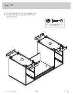 Предварительный просмотр 25 страницы Sauder Englewood 426484 Manual