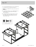 Предварительный просмотр 26 страницы Sauder Englewood 426484 Manual