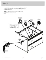 Предварительный просмотр 35 страницы Sauder Englewood 426484 Manual