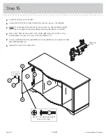 Предварительный просмотр 20 страницы Sauder Entertainment Credenza 403891 Instruction Booklet