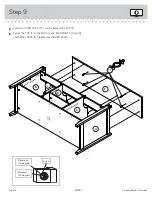 Предварительный просмотр 14 страницы Sauder Entertainment Credenza 412922 Instruction Booklet