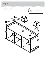 Предварительный просмотр 16 страницы Sauder Entertainment Credenza 412922 Instruction Booklet