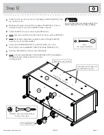 Предварительный просмотр 17 страницы Sauder Entertainment Credenza 412922 Instruction Booklet