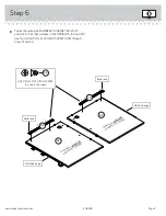 Предварительный просмотр 11 страницы Sauder Executive Desk 408289 Instruction Booklet