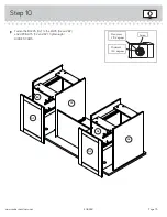 Предварительный просмотр 15 страницы Sauder Executive Desk 408289 Instruction Booklet