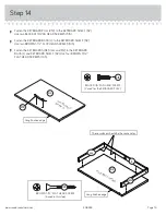 Предварительный просмотр 19 страницы Sauder Executive Desk 408289 Instruction Booklet