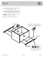 Предварительный просмотр 23 страницы Sauder Executive Desk 408289 Instruction Booklet