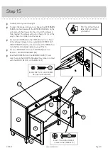 Предварительный просмотр 19 страницы Sauder Hammond 423531 Manual