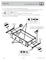 Предварительный просмотр 20 страницы Sauder Harbor View 158015 Manual