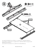 Предварительный просмотр 8 страницы Sauder Harbor View 415002 Assembly Instructions Manual