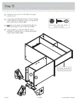 Предварительный просмотр 18 страницы Sauder Harvest Mill 404961 Assembly Manual