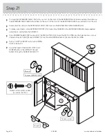 Предварительный просмотр 26 страницы Sauder Harvest Mill 404961 Assembly Manual