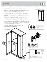 Предварительный просмотр 19 страницы Sauder HomePlus 422428 Instruction Booklet