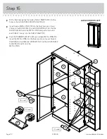 Предварительный просмотр 22 страницы Sauder HomePlus 422428 Instruction Booklet