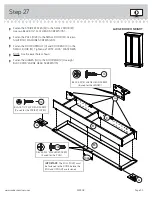 Предварительный просмотр 33 страницы Sauder HomePlus 422428 Instruction Booklet